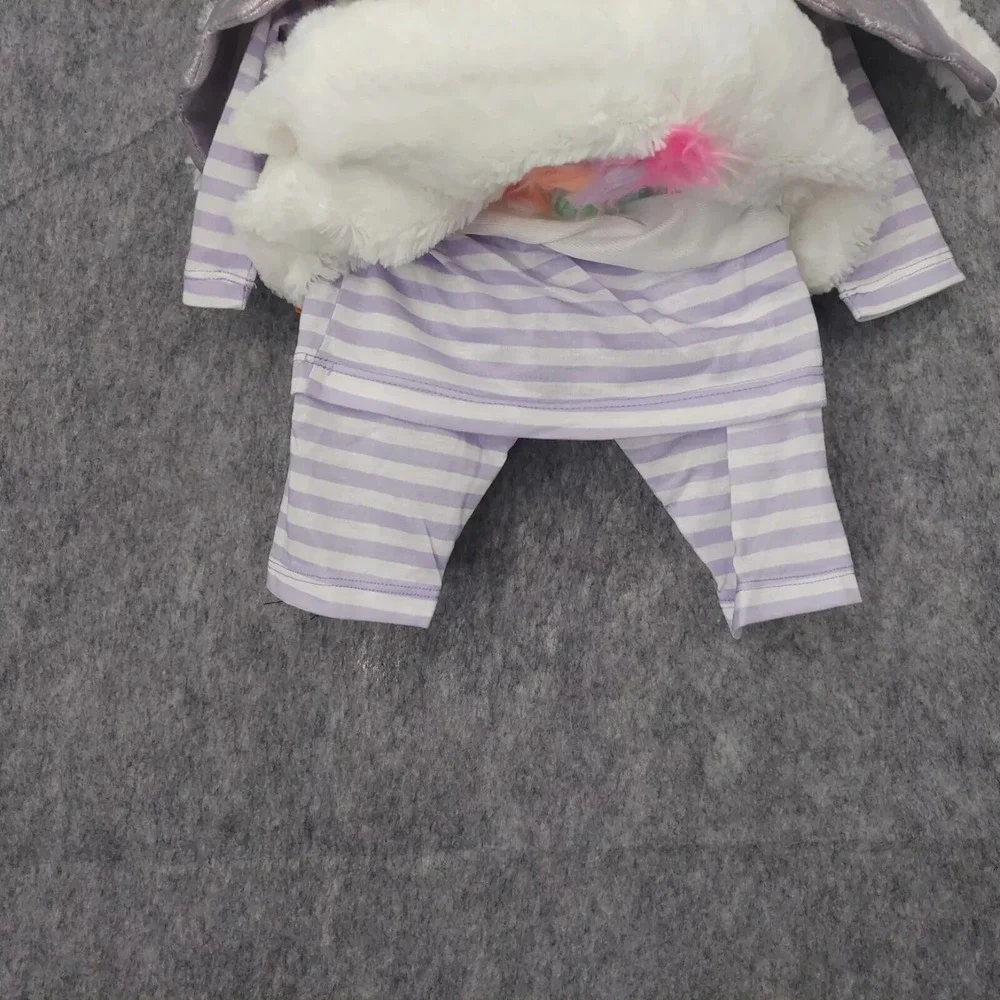 Unicorn Costume Infant 0 3 6‎ Months Plush Wings Hooded Pullover Leggings Top